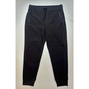 Athleta Headlands Hybrid Trek Mid Rise Jogger Black Womens Size 12, 29" Inseam